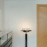 Lux Æterna Contemporary Candle Holder in Black Stainless Steel by sashaxsasha