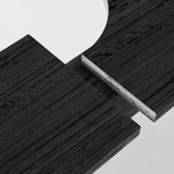 Contemporary Bench in Eucalyptus Veneer and MDF by sashaxsasha
