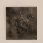 Jean Campa bas-relief — painted resin relief on panel, France, 2006