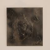 Jean Campa bas-relief — painted resin relief on panel, France, 2006