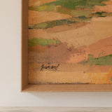 René Guinand Oil Landscape, Le Bernex au Jura, 1955