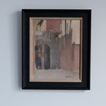 Landscape oil painting "La porte" by René Guinand