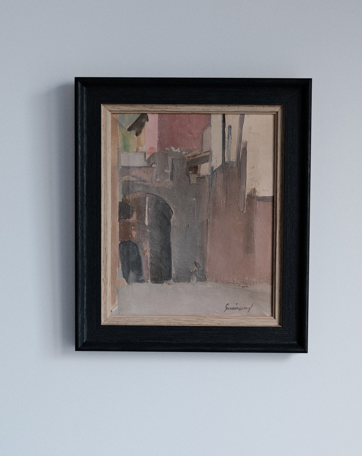 Landscape oil painting "La porte" by René Guinand