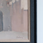 Landscape oil painting "La porte" by René Guinand