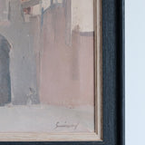 Landscape oil painting "La porte" by René Guinand