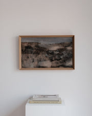 Landscape oil painting of landscape by Angela Cassanello, 1967
