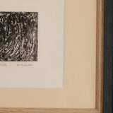 Kristine Tissier – Gestural Etching in Black and White