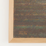 Georg Herzig Abstract Oil Painting, 1994