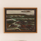 Georg Herzig Abstract Oil Painting, 1993