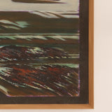 Georg Herzig Abstract Oil Painting, 1993