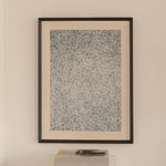 Ervin Neuhaus ink on vellum — full view of framed abstract composition