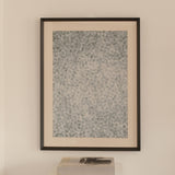 Ervin Neuhaus ink on vellum — full view of framed abstract composition