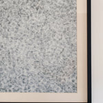 Ervin Neuhaus ink on vellum — detail of geometric pattern and framed edge