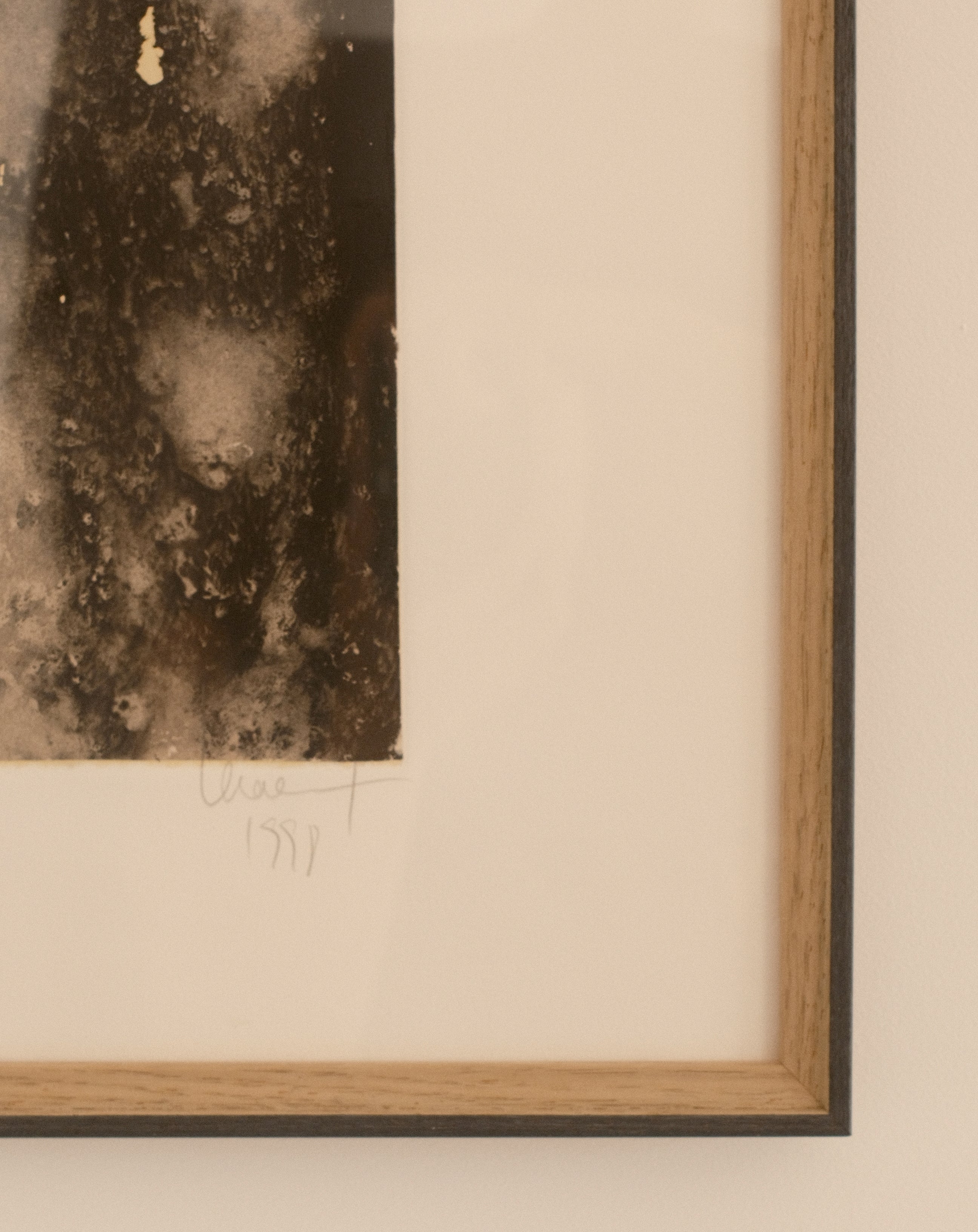 Thierry Le Saëc ink on Japanese paper — close-up of ink texture and Japanese paper surface