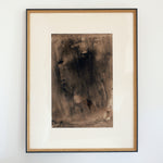 Vahe Hekimian watercolour and ink — framed abstract composition on paper, France