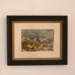 Ariane Prokhoroff landscape study — oil and gouache on paper, France