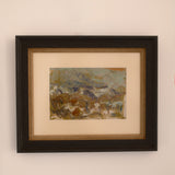 Ariane Prokhoroff landscape study — oil and gouache on paper, France