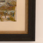 Ariane Prokhoroff landscape study — close-up of expressive brushwork and textured painted surface