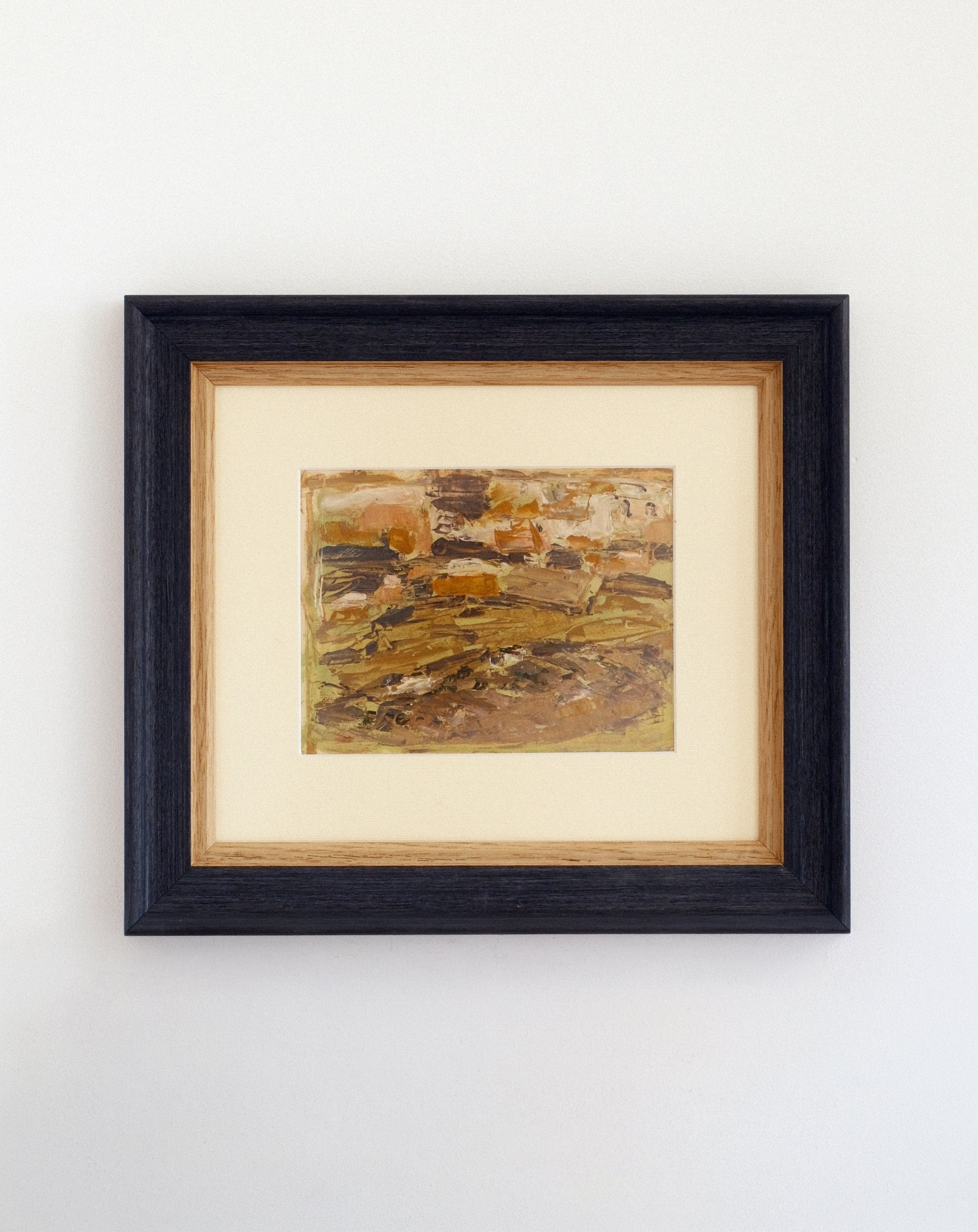 Ariane Prokhoroff landscape study — full view of framed landscape composition