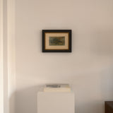 Ariane Prokhoroff composition — installation view of framed abstract painting
