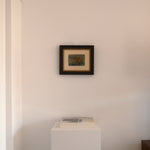 Ariane Prokhoroff composition — installation view of framed abstract oil painting