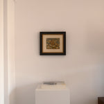 Ariane Prokhoroff composition — installation view of framed abstract composition