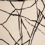 Jacques Germain ink on paper — detail of expressive black ink lines and abstract composition