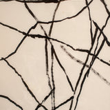 Jacques Germain ink on paper — detail of expressive black ink lines and abstract composition