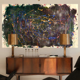 Maria Seltsova — Large Contemporary Abstract Painting in Acrylic on Canvas, Barcelona, 2019