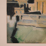 Peter Blokhuis — Explosion à Barcelone, Watercolour on Paper, Dutch New Figuration, 1974
