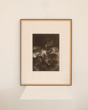 Pierre Albuisson mezzotint — signed and numbered print on vellum paper, France