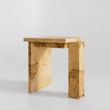 Contemporary Stool in Ash Root Veneer and Birch Plywood by sashaxsasha
