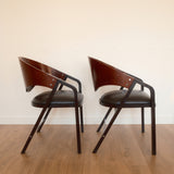 Jaume Tresserra Spinnaker armchairs — pair shown in side profile