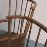 A Pair of Vintage Baumann Wooden Armchair, 1960s