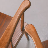 A Pair of Vintage Baumann Wooden Armchair, 1960s