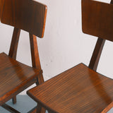 A Pair of Vintage Chairs by Giovanni Battista Bassi, 1950s