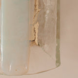 Pair of Murano Glass Wall Sconces by Carlo Nason for Mazzega (1970s)