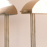 Architectural Table Lamps in the Style of Marcel Breuer, France, 1970s