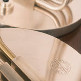 Art Deco table lamps — underside base stamp and construction detail