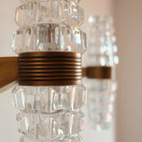 A pair of Large Kolarz Crystal Wall Sconces, 1980s