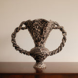 Large Vallauris сeramic vase with Twisted Handles