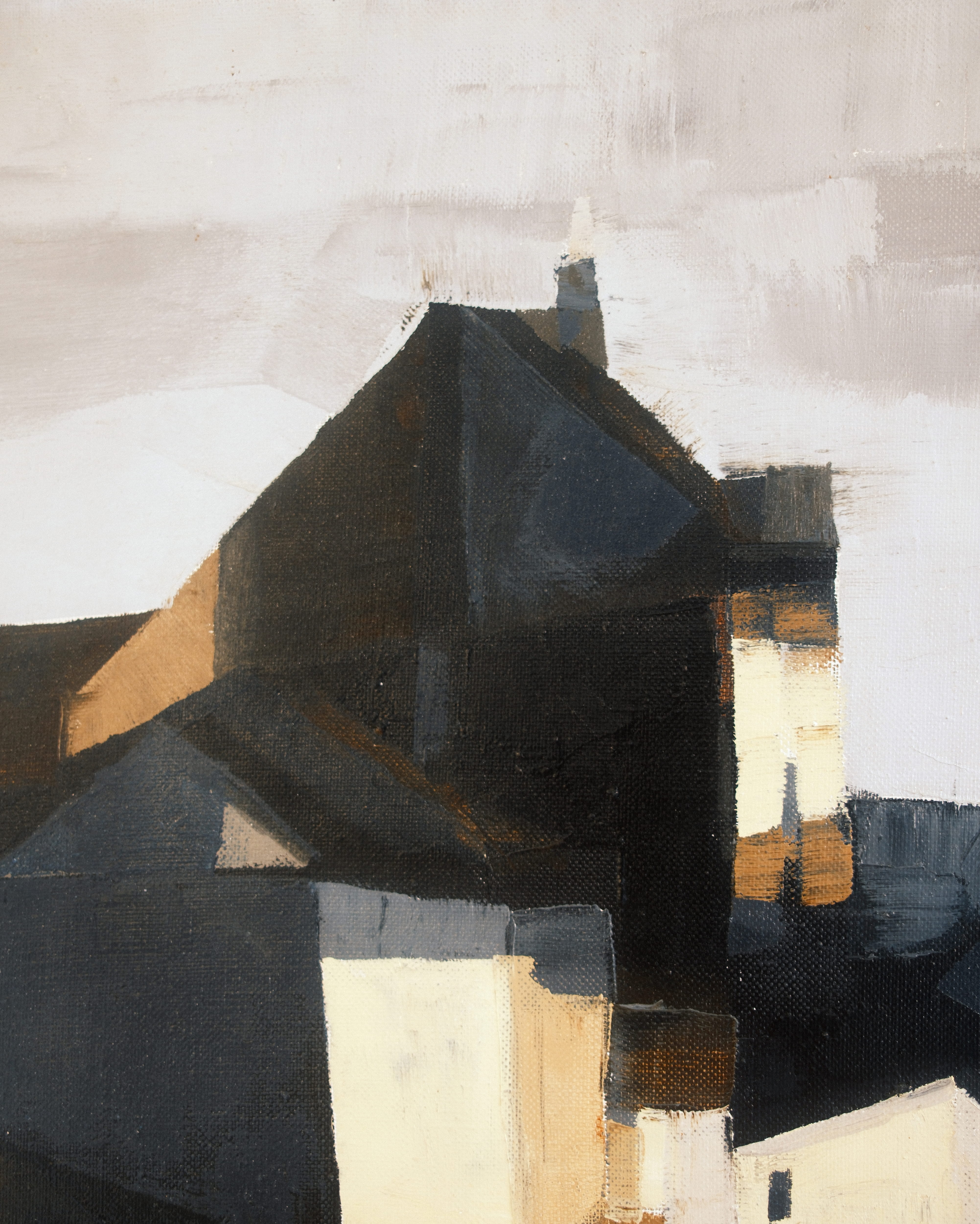 Vyacheslav Prikhodko painting — close-up showing composition and colour relationships