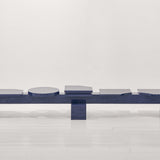 Contemporary Bench in Ash Root Veneer and Birch Plywood by sashaxsasha